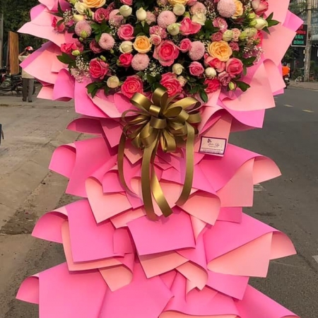 kệ hoa khai trương 10